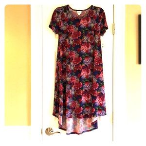 NWT XXS LuLaRoe Floral Carly - Slinky Material!!!